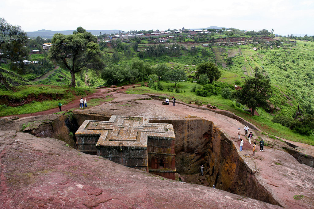 1. Ethiopie - Lalibela. Rotskerk